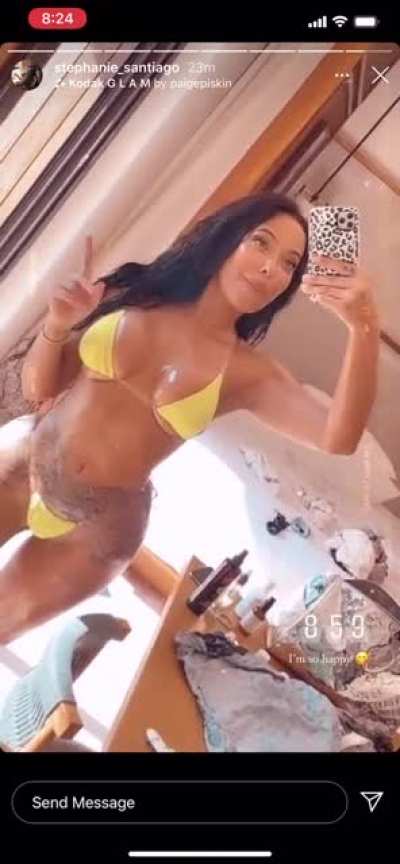IG story bikini ass