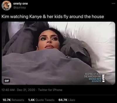 Kim: "Wish I could be... part of that world 😞"