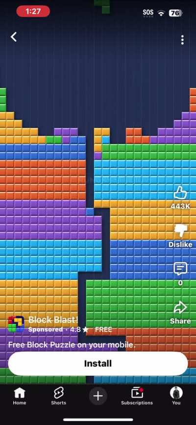 Slop blast