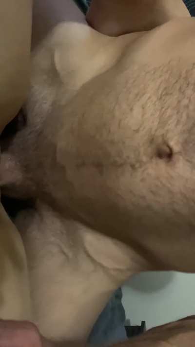 Rub it on my pussy before you slide it in