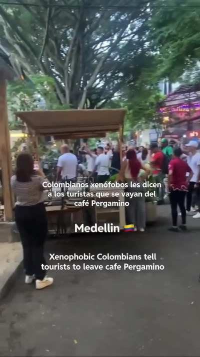 [Video] Grupo de Colombianos xen&oacute;fobos en Provenza Medell&iacute;n 🇨🇴