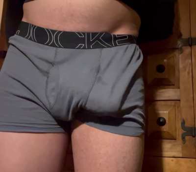 Throb and release.