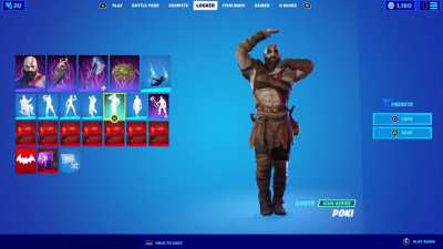 Kratos sees himself on Fortnite