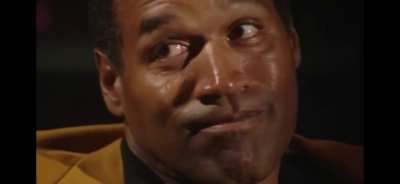 OJ responds to a question about whether or not he did it, then plays a &ldquo;prank&rdquo; on the interviewer