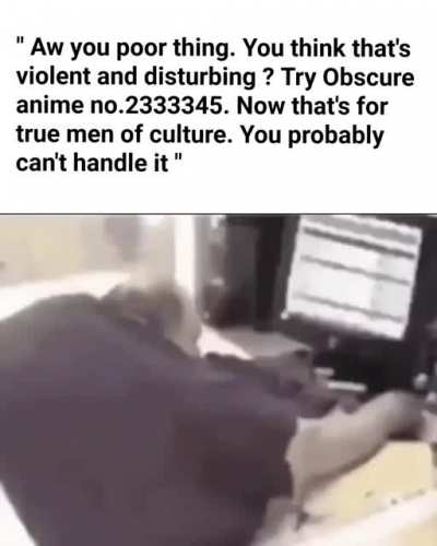 When the weeb.....