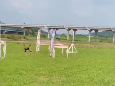 Drone practicing