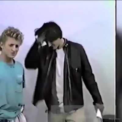 Keanu and his hair auditioning for 