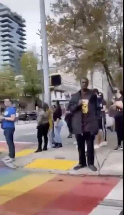 America yesterday after Joe Biden won the presidency