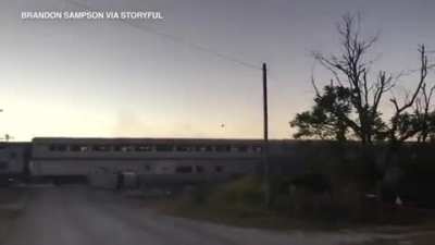 Cars went flying.