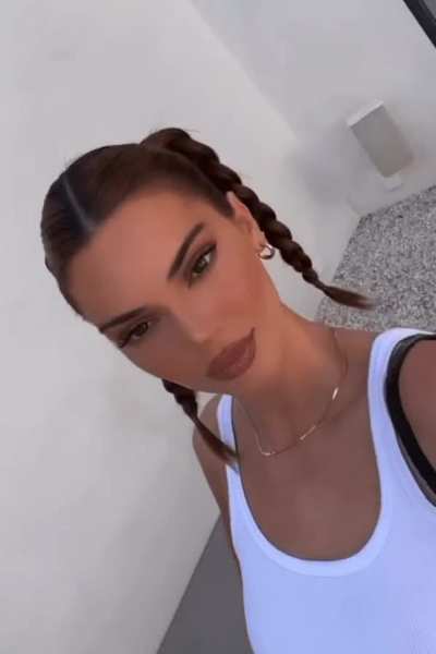 With two braids