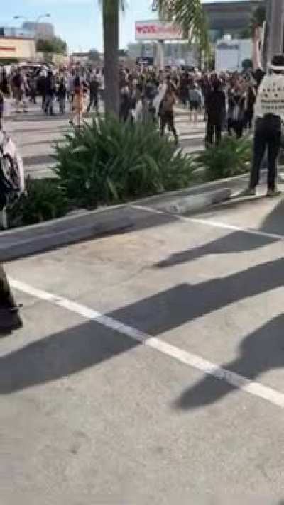 Massive BLM protest in Los Angeles