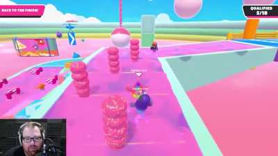 He&rsquo;s never beaten this level before. So close....