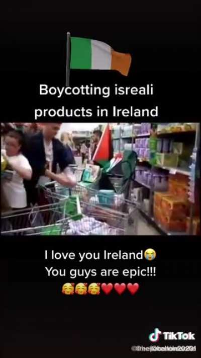 Ireland taking part in BDS - Ireland being EPIC