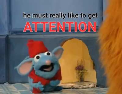 "Ok but what if I'm subconsciously making up everything because I just love attention?"
