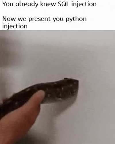 "Python" injection or something