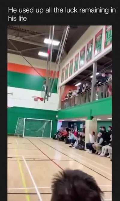 Dude just keeps hitting his shots like a boss