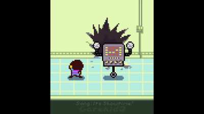 Mettaton and Frisk dance