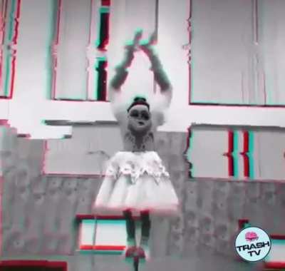 Girl doing a dance.