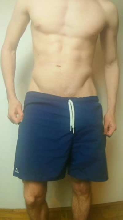 Big monster inside the shorts
