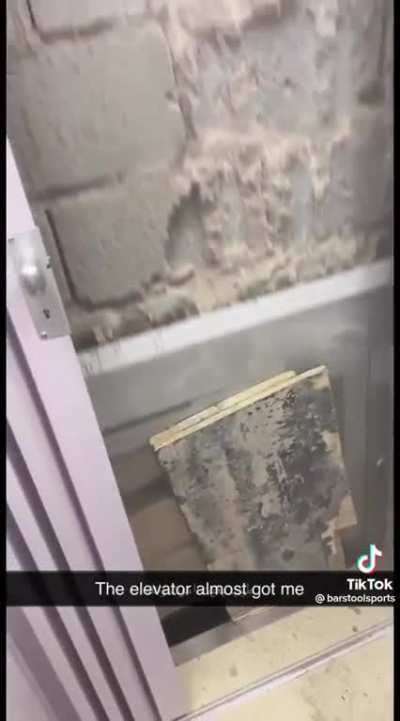 no thanks ill take the stairs