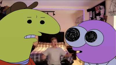 Smiling Friends visit Pyro