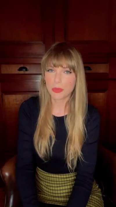 Taylor via Instagram talking about Lavender Haze!