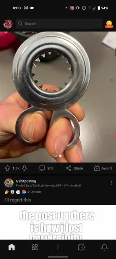 You can only lose it once