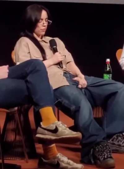 Billie Eilish at a Barbie Q&amp;amp;A panel