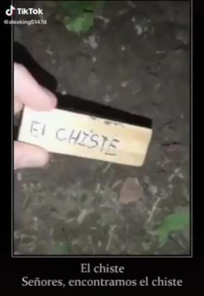 Encontr&eacute; el chiste