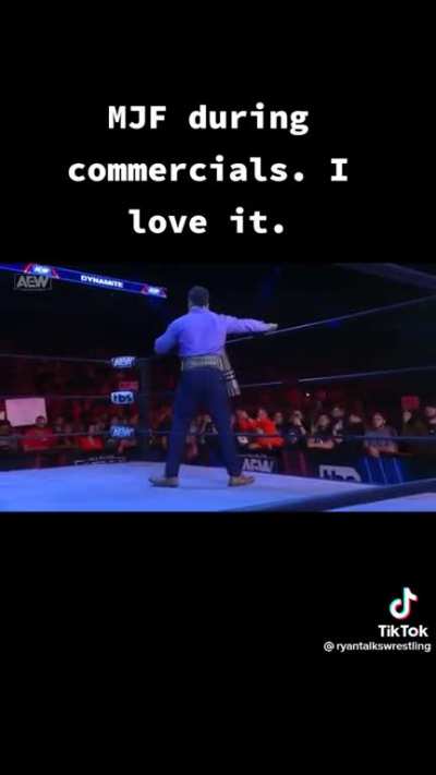 AEW was off the air and MJF decided to roast the audience