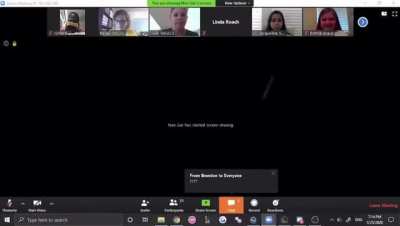 Neckbeards raid a zoom call