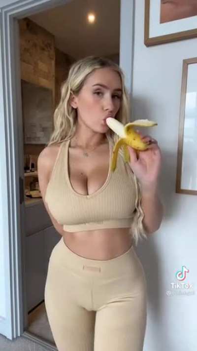 Tried cutting together some tiktok's and put down audio from another one of her "videos."