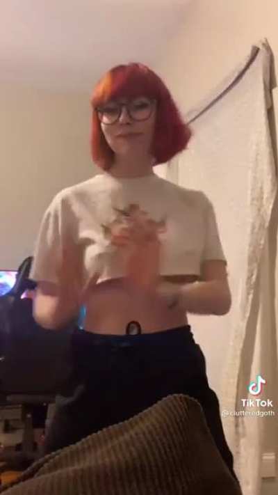 Underboob is tight