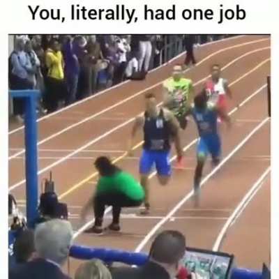 You had one job...
