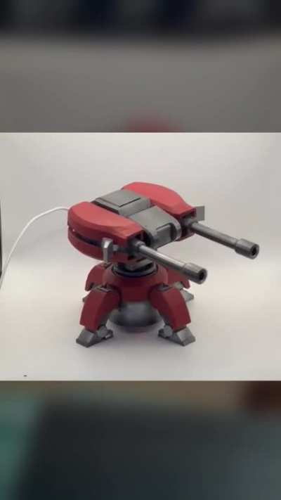 Torbj&ouml;rn Turret Replica from Overwatch moving