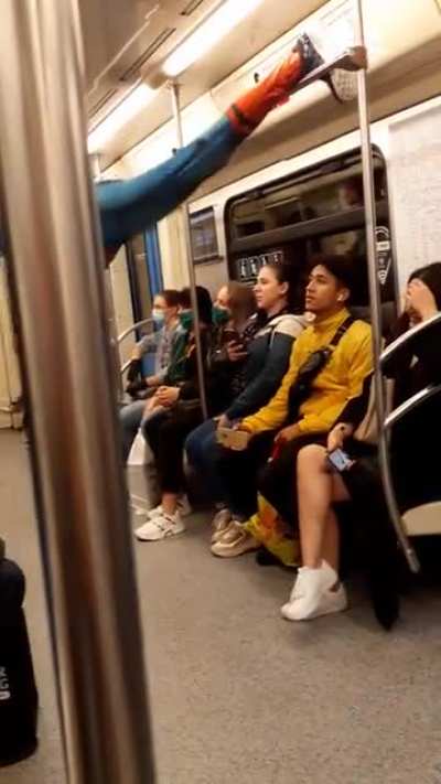 I have seen this Spider-Man in the Moscow metro
