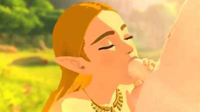 Princess Zelda and Link [The Legend of Zelda] (@FUGTRUP).