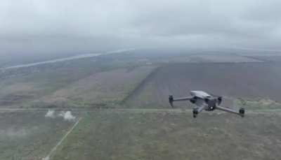 Ukrainian and russian uav saw each other and decided to make pvp ( ukrainian won)