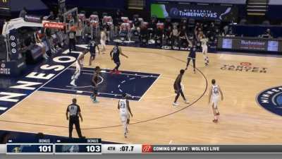 [Highlight] Conley drills the three to put the Jazz up 1 with 5.9 left