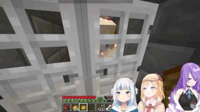 Peko Dungeon trap failed on Gura