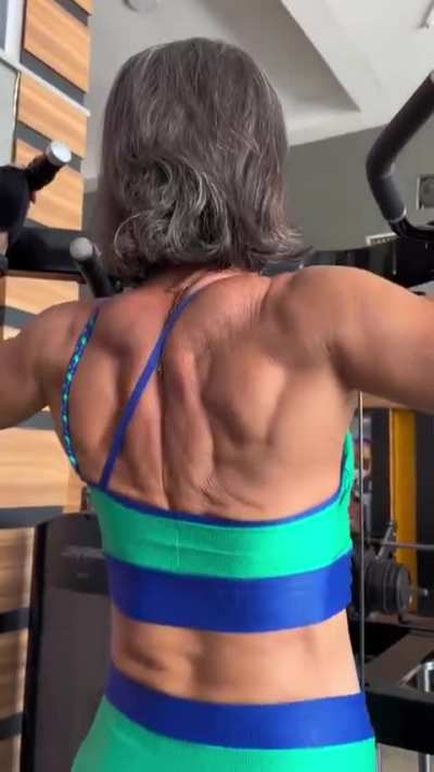 Impressive Abs on This Senior Citizen