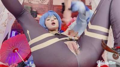 Ganyu having some horny fun , new video up on Mv Crush &amp;lt;3