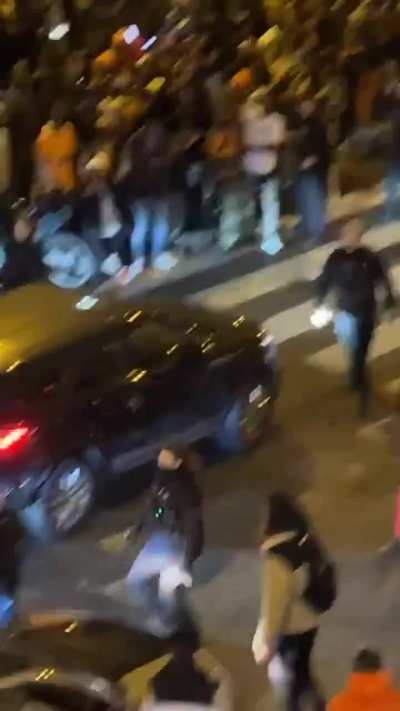 Ivorian soccer fan gets gun pointed at him for celebrating while driving 
