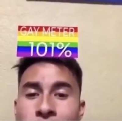 That's 'how much gay you look' meter