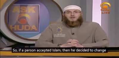 How insecure is a religion when the penalty for leaving it is death?