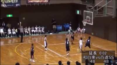 With only 2 seconds left kid makes 2 clutch free throws and his teammates go wild