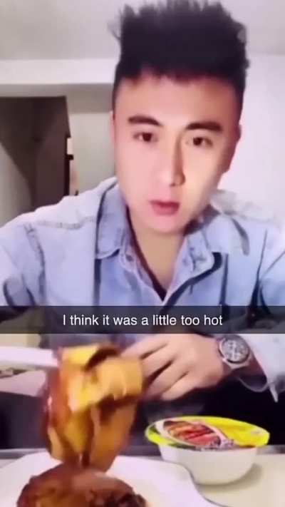Food hot as hell