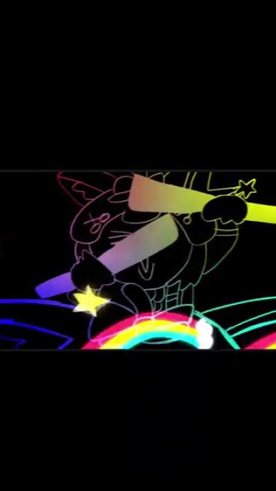 Polka's HOLOGRAM CIRCUS but the lyrics are all POPOPOPOPOPOPOPOPOPO