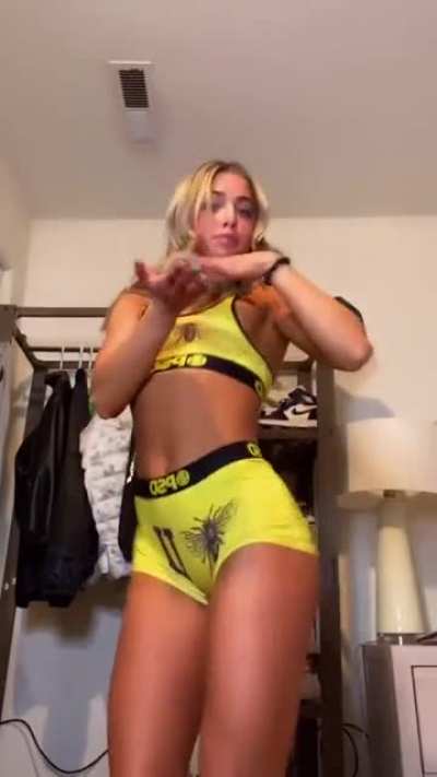 doing her dance