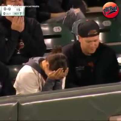 The guy behind him was being a total bro. We feel ya, man.